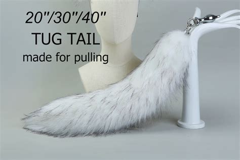 large tail plug|fox tail plugs for sale.